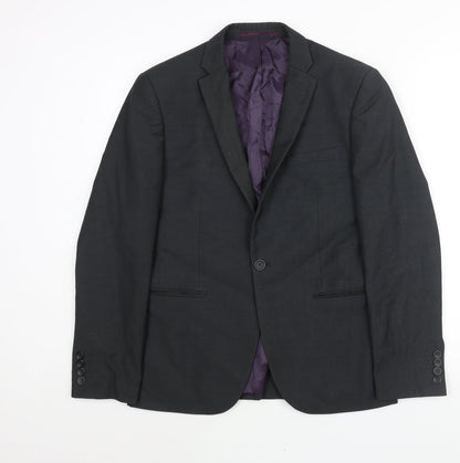 Mens UK Size 38 NEXT Regular Grey Suit Jacket