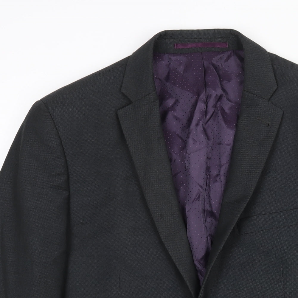 Mens UK Size 38 NEXT Regular Grey Suit Jacket