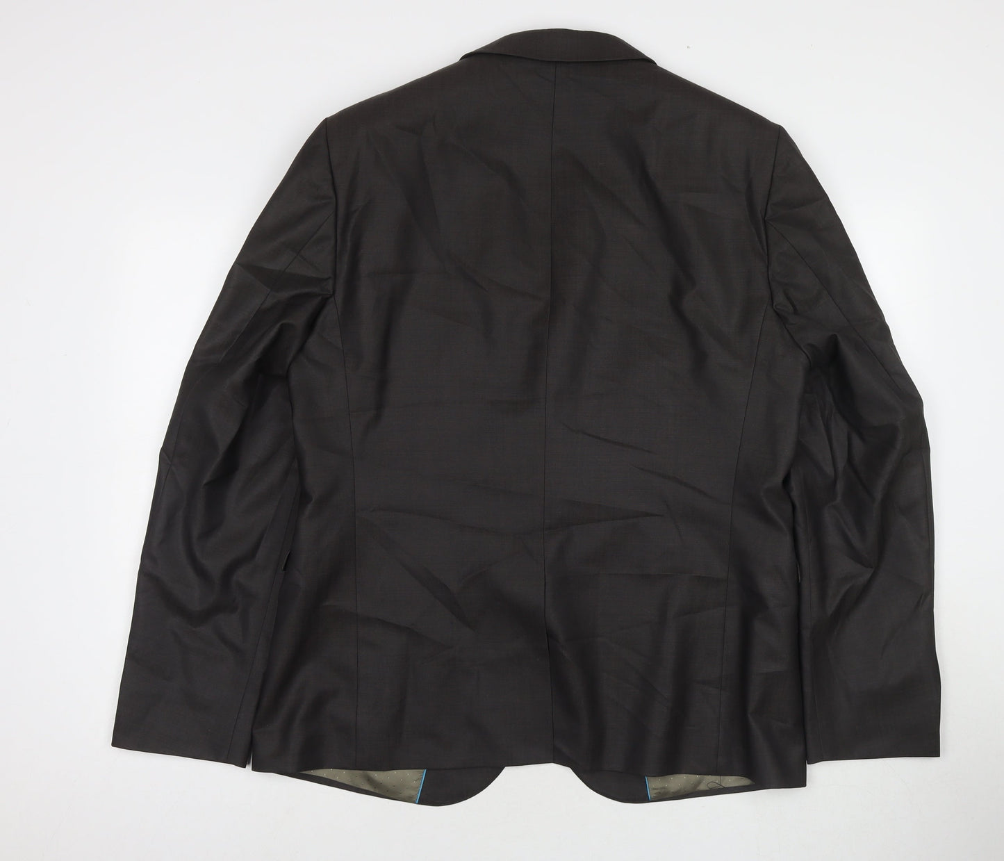 Urbane Mens Grey Wool Jacket Suit Jacket Size 44 Regular
