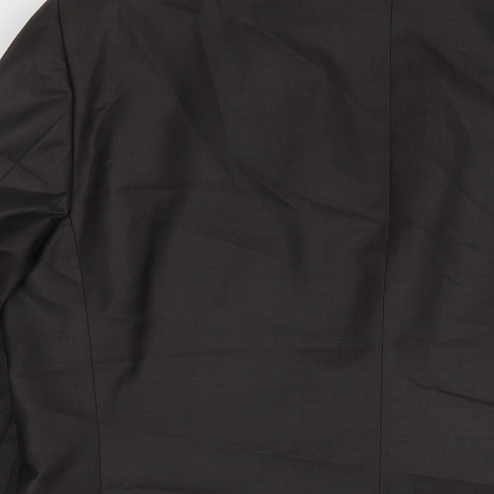 Urbane Mens Grey Wool Jacket Suit Jacket Size 44 Regular
