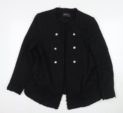 Womens UK Size 14 Marks and Spencer Black Jacket