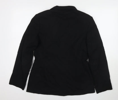 NEXT Womens Black Jacket Blazer Size 12 Button