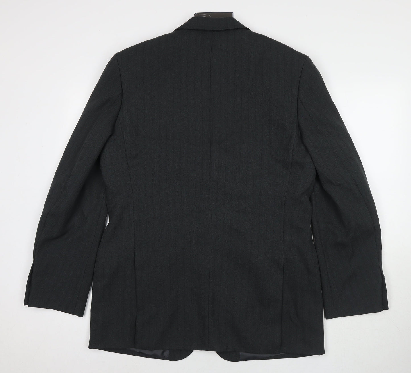 Thomas Brooks Mens Grey Polyester Jacket Suit Jacket Size 40 Regular