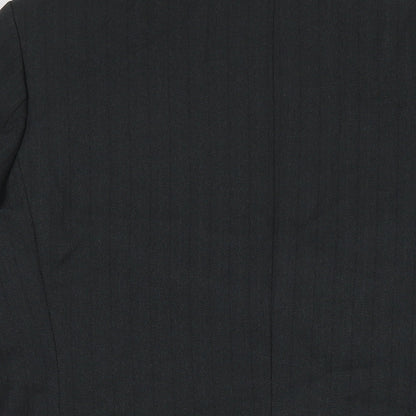 Thomas Brooks Mens Grey Polyester Jacket Suit Jacket Size 40 Regular