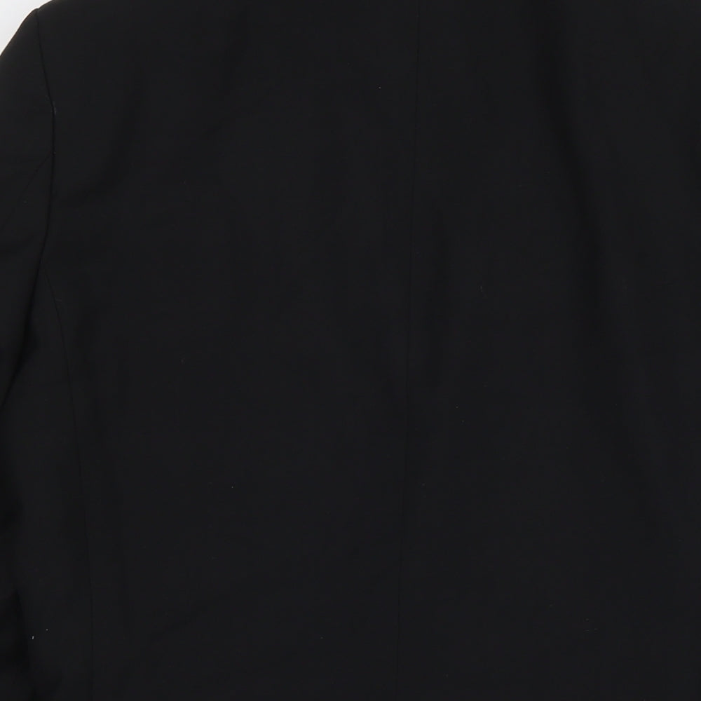 Mens UK Size 38 Red Herring Regular Black Suit Jacket