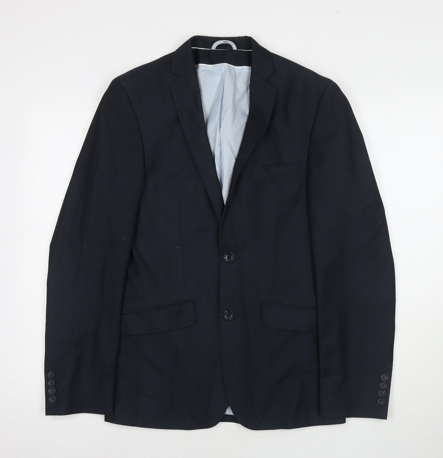 Mens UK Size 36 Burton Regular Blue Suit Jacket