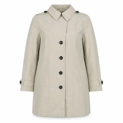 Womens UK Size 12 Marks and Spencer Beige Trench Coat