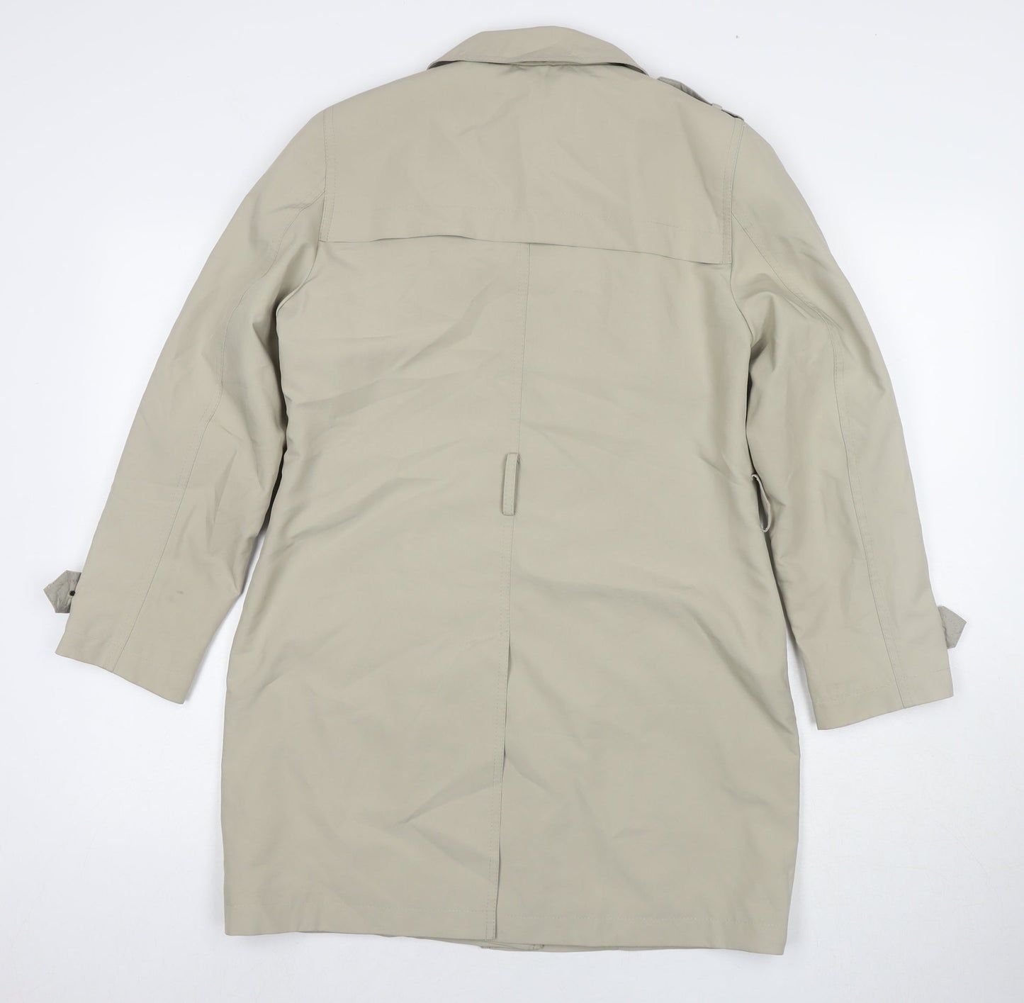 Womens UK Size 12 Marks and Spencer Beige Trench Coat