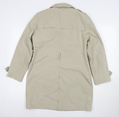Womens UK Size 12 Marks and Spencer Beige Trench Coat