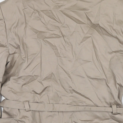 Mexx Womens Beige Jacket Size 16 Button