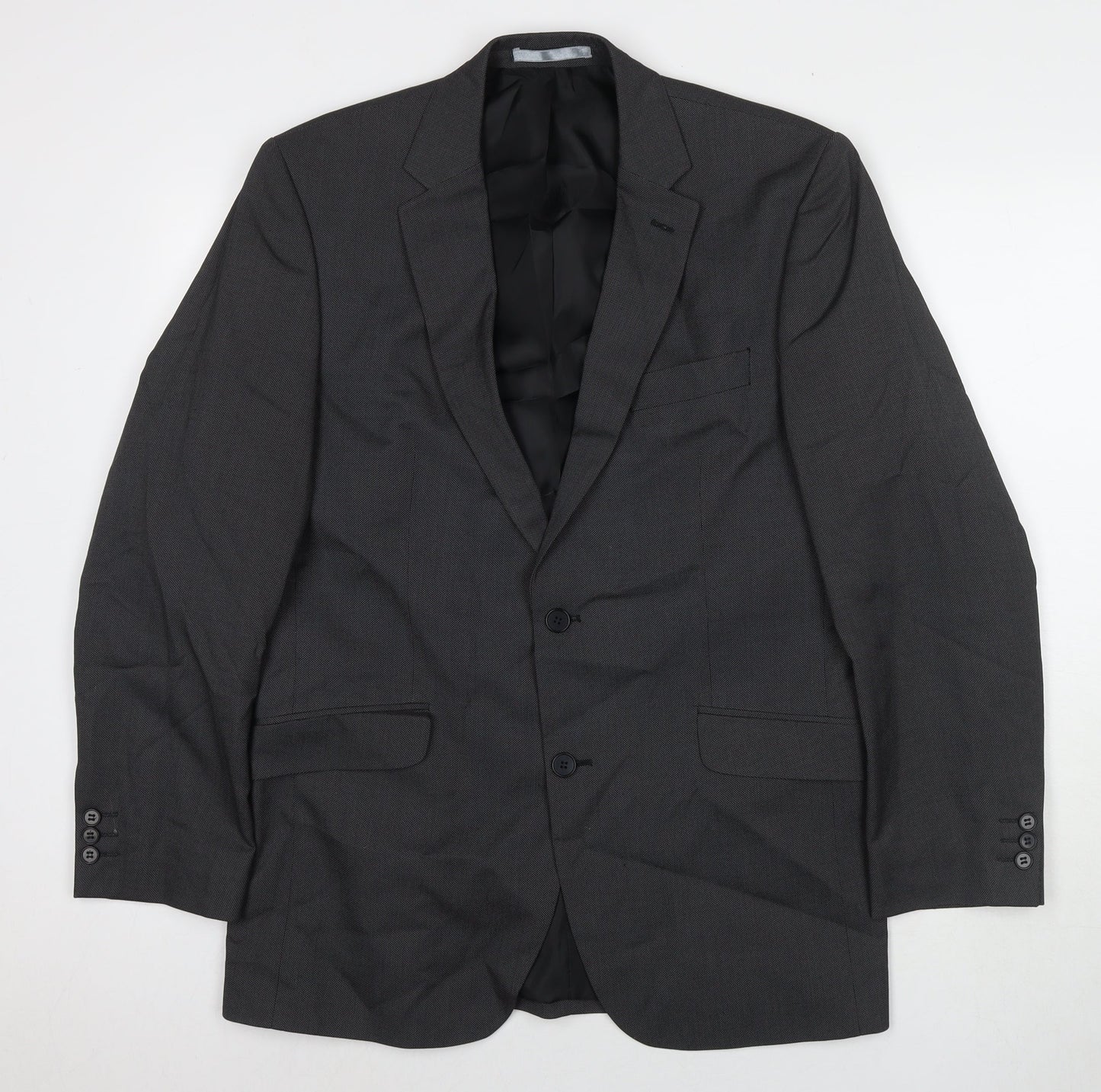 Mens UK Size 40 Burton Regular Grey Suit Jacket