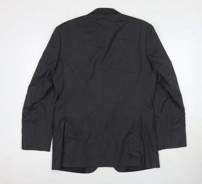Mens UK Size 40 Burton Regular Grey Suit Jacket