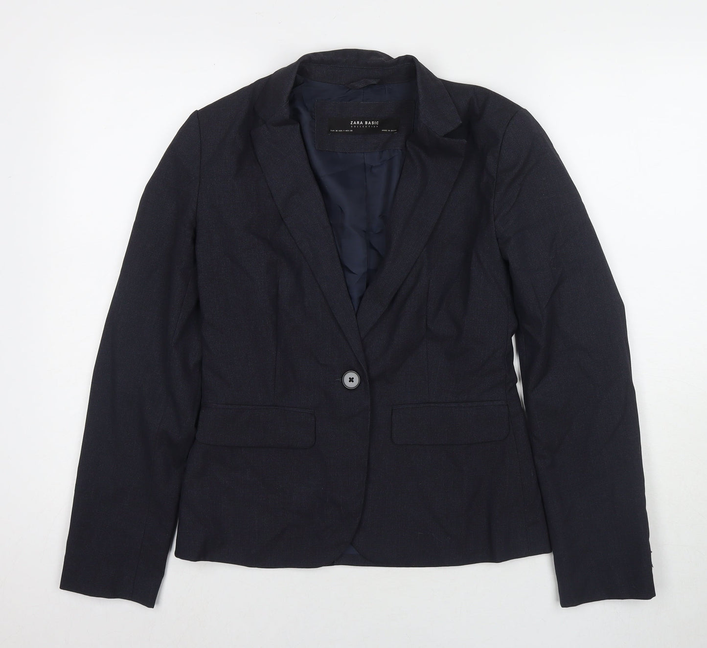 Womens UK Size 8 Zara Blue Jacket