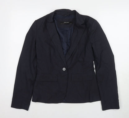Womens UK Size 8 Zara Blue Jacket