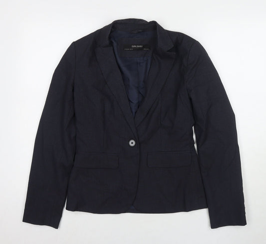 Womens UK Size 8 Zara Blue Jacket