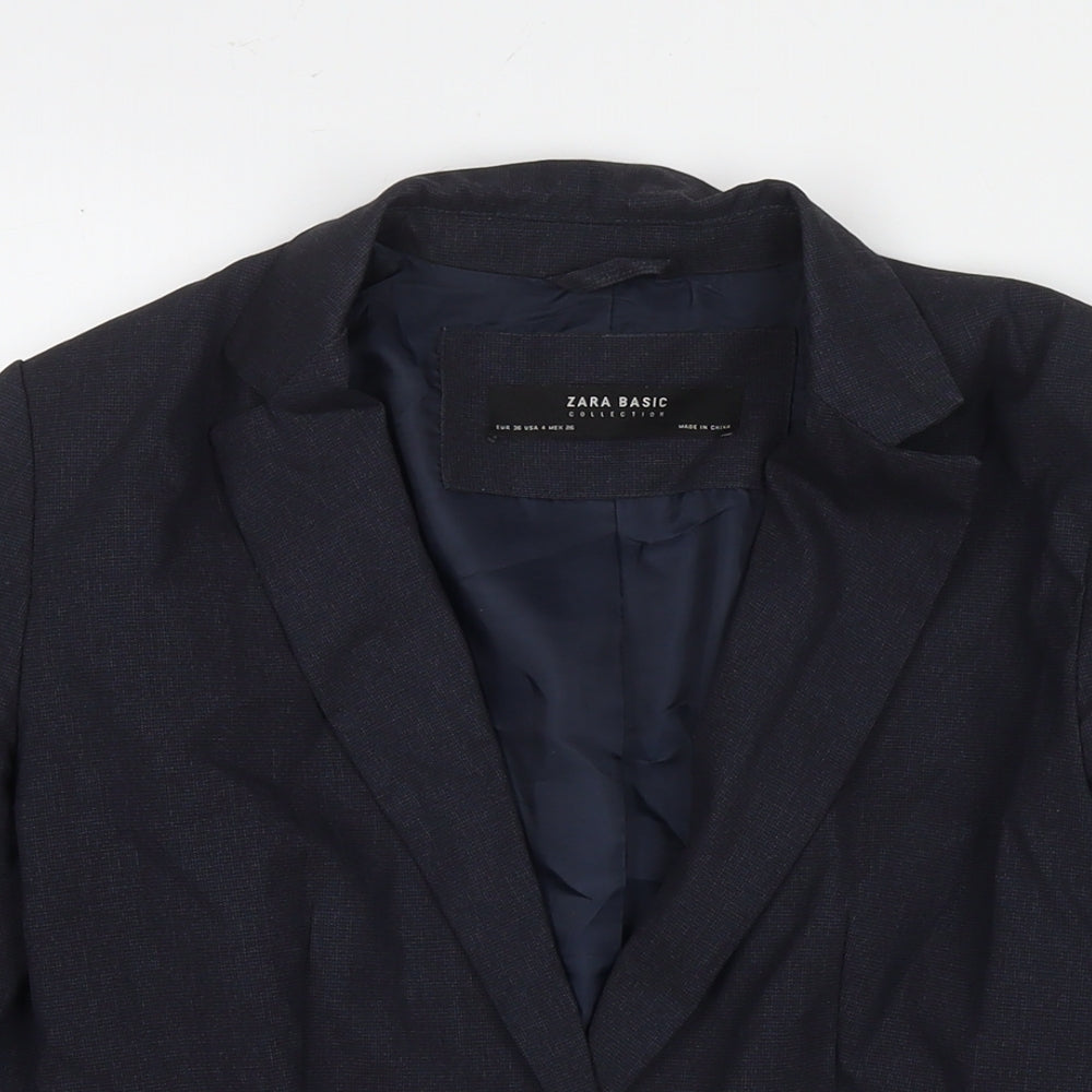 Womens UK Size 8 Zara Blue Jacket