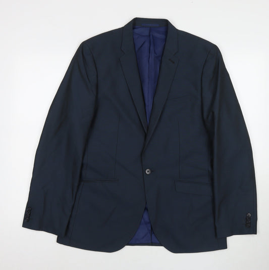 Mens UK Size 40 Taylor & Wright Regular Blue Suit Jacket