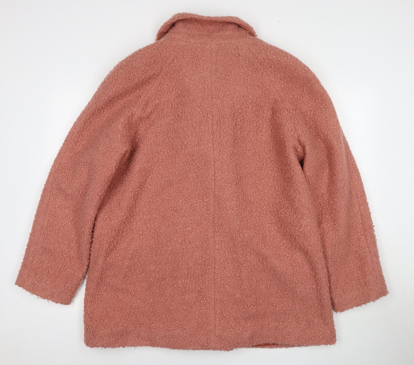 Womens UK Size 18 NEXT Pink Overcoat
