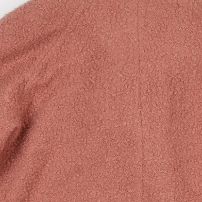 Womens UK Size 18 NEXT Pink Overcoat