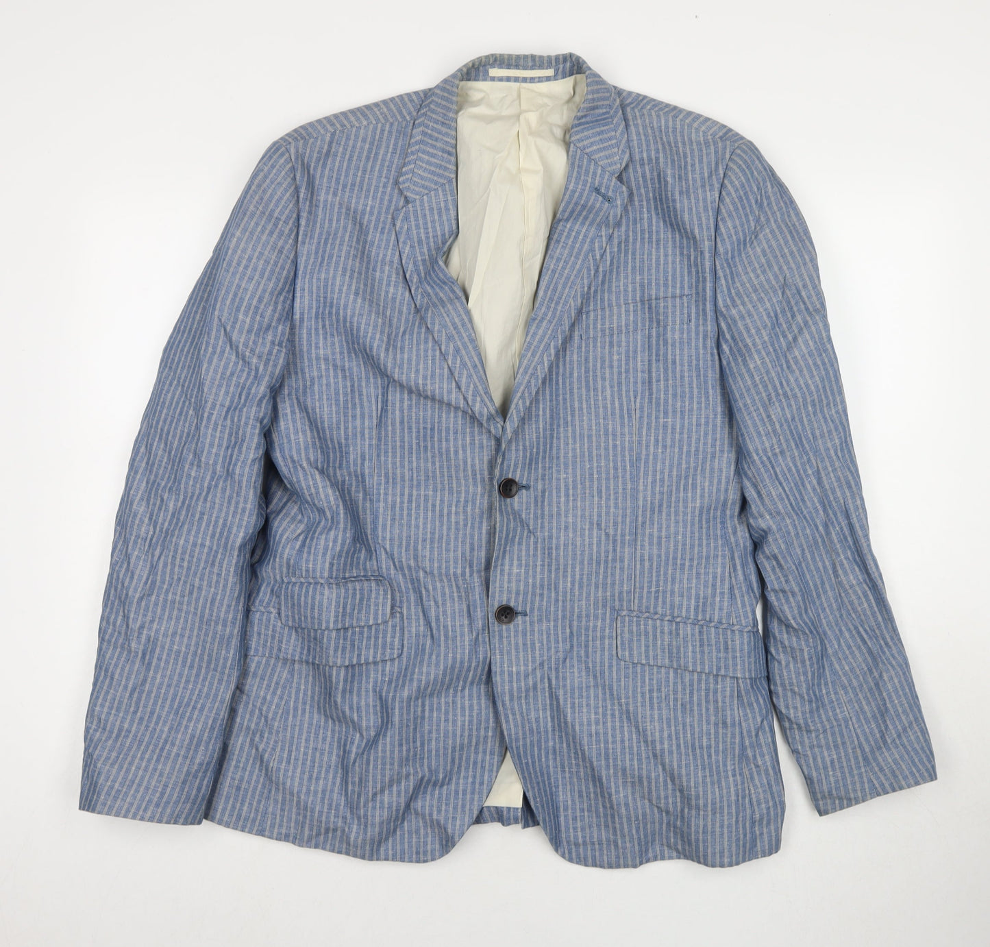Mens UK Size 42 RJR.John Rocha Regular Blue Suit Jacket