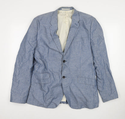 Mens UK Size 42 RJR.John Rocha Regular Blue Suit Jacket
