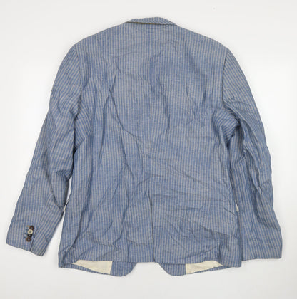 Mens UK Size 42 RJR.John Rocha Regular Blue Suit Jacket