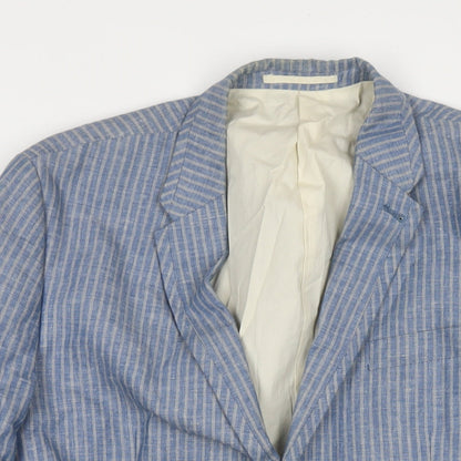 Mens UK Size 42 RJR.John Rocha Regular Blue Suit Jacket