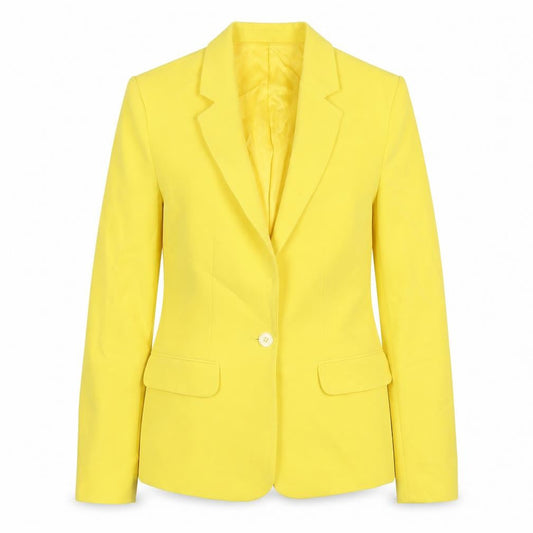 Womens UK Size 6 Topshop Yellow Jacket