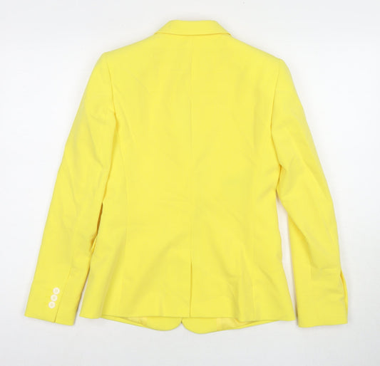 Womens UK Size 6 Topshop Yellow Jacket