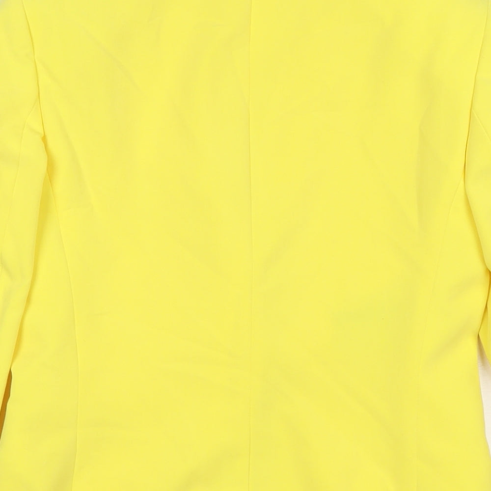 Womens UK Size 6 Topshop Yellow Jacket