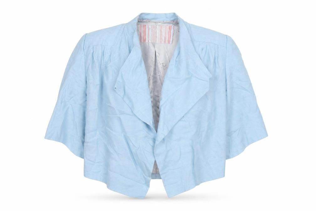 Damsel in a Dress Womens Blue Jacket Blazer Size 12