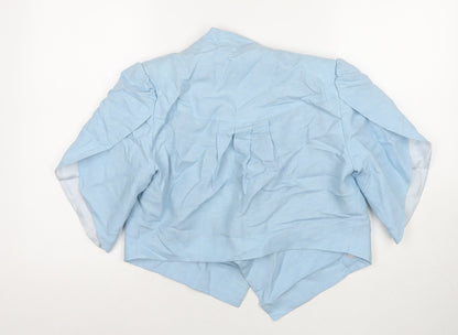 Damsel in a Dress Womens Blue Jacket Blazer Size 12
