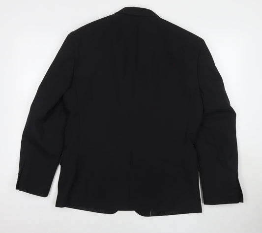Mens UK Size 40 Taylor & Wright Regular Black Suit Jacket
