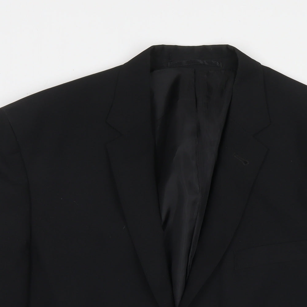 Mens UK Size 40 Taylor & Wright Regular Black Suit Jacket