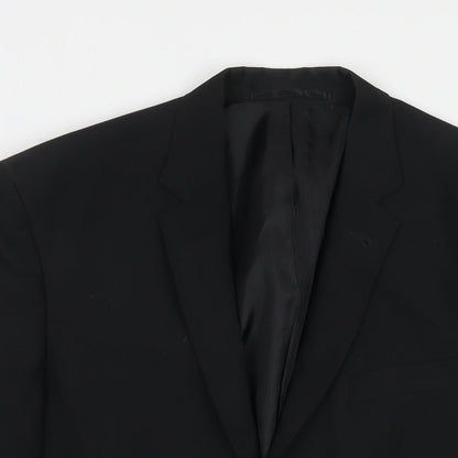 Mens UK Size 40 Taylor & Wright Regular Black Suit Jacket