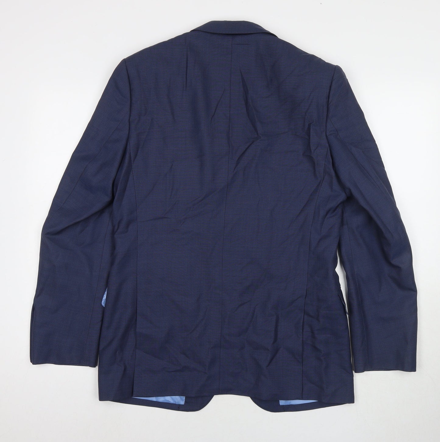 Mens UK Size 38 Marks and Spencer Regular Blue Suit Jacket