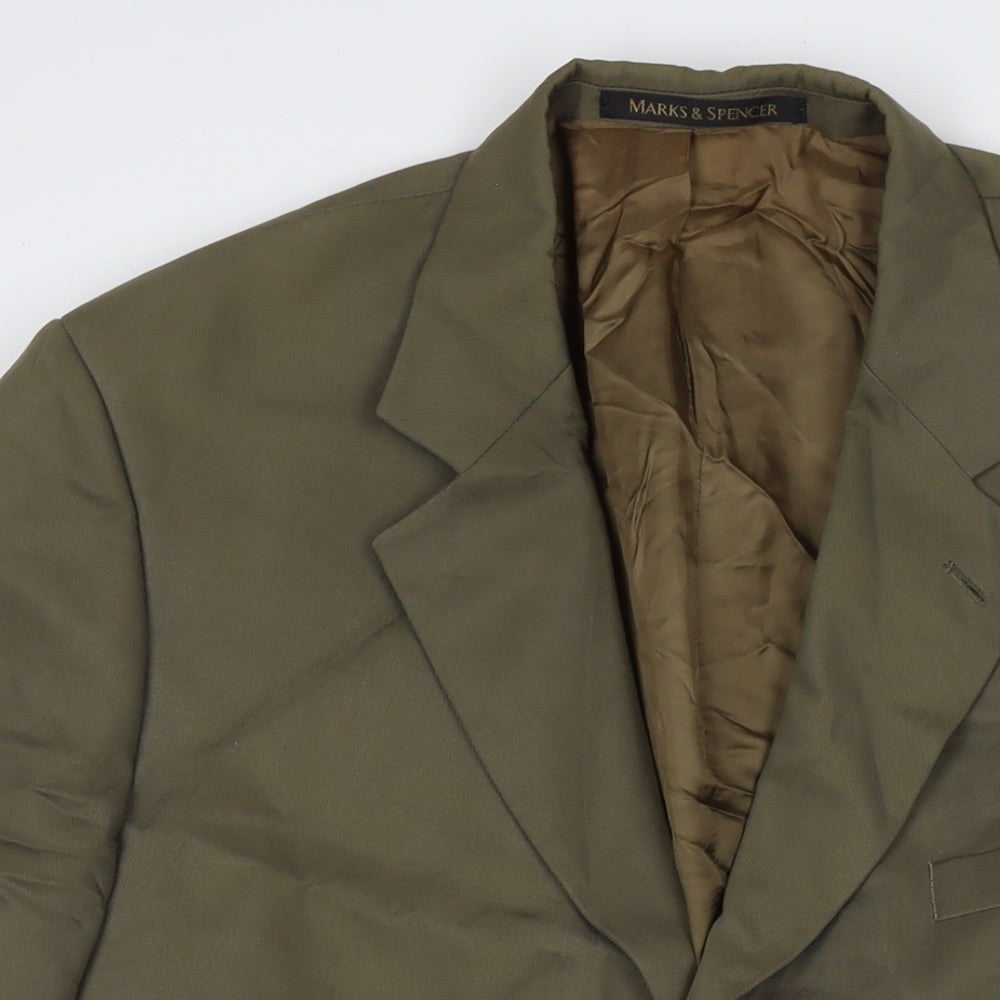 Mens UK Size 44 Marks and Spencer Regular Brown Suit Jacket
