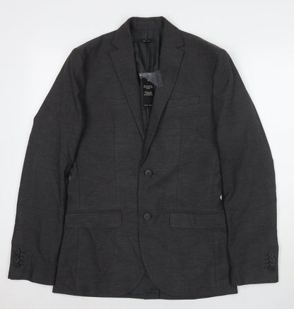 Mens UK Size 38 New Look Regular Grey Suit Jacket