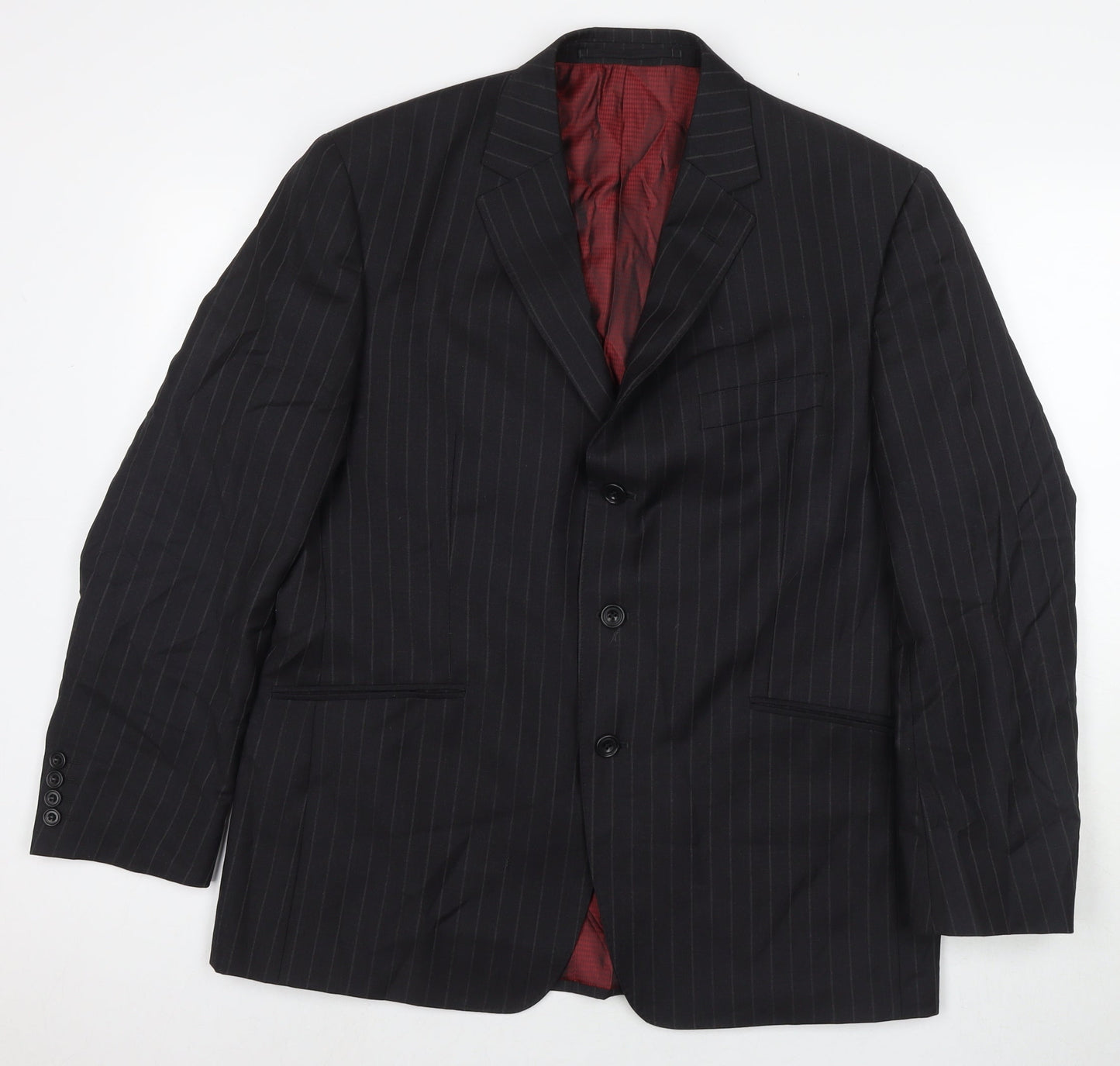 Mens UK Size 42 Marks and Spencer Regular Black Suit Jacket