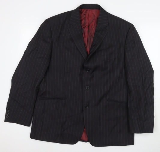 Mens UK Size 42 Marks and Spencer Regular Black Suit Jacket