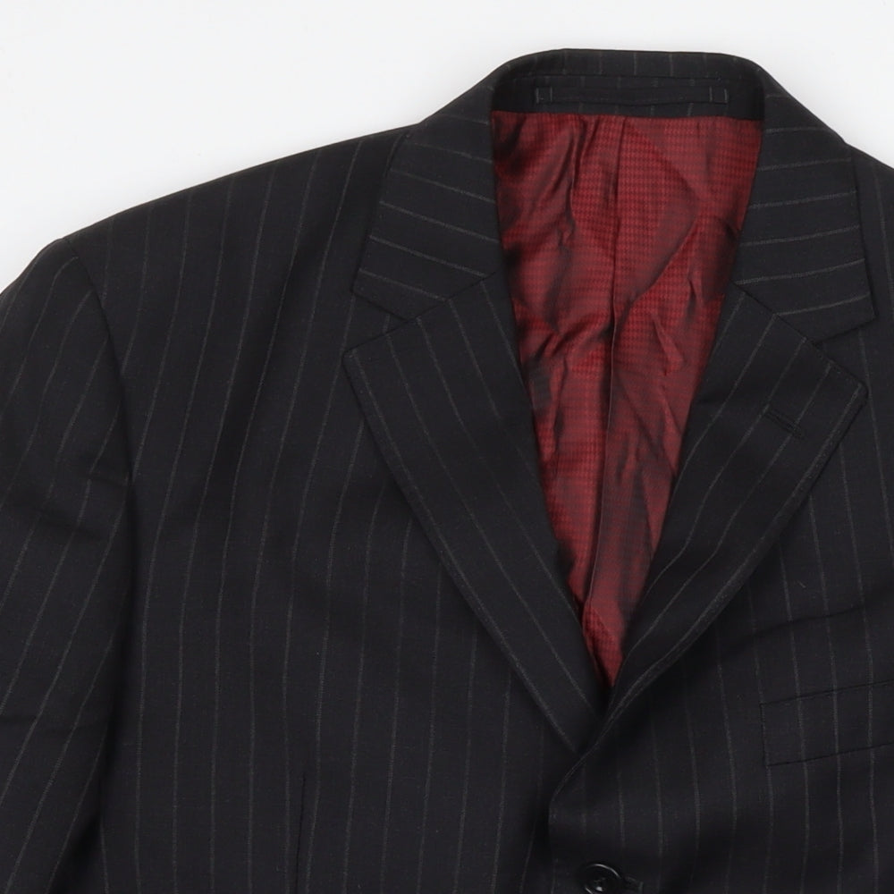 Mens UK Size 42 Marks and Spencer Regular Black Suit Jacket
