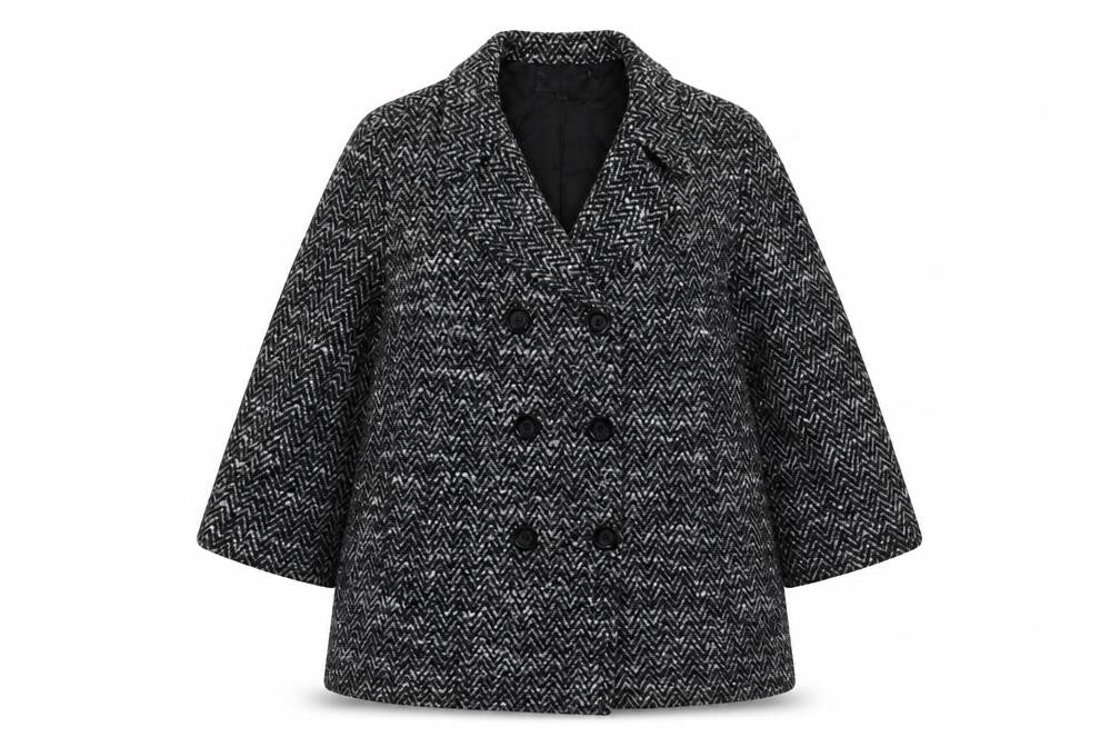 Womens UK Size 12 Cotswold Collections Black Overcoat