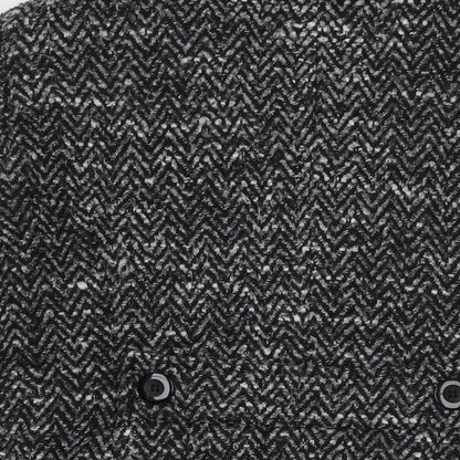 Cotswold Collections Womens Black Overcoat Coat Size 12 Button