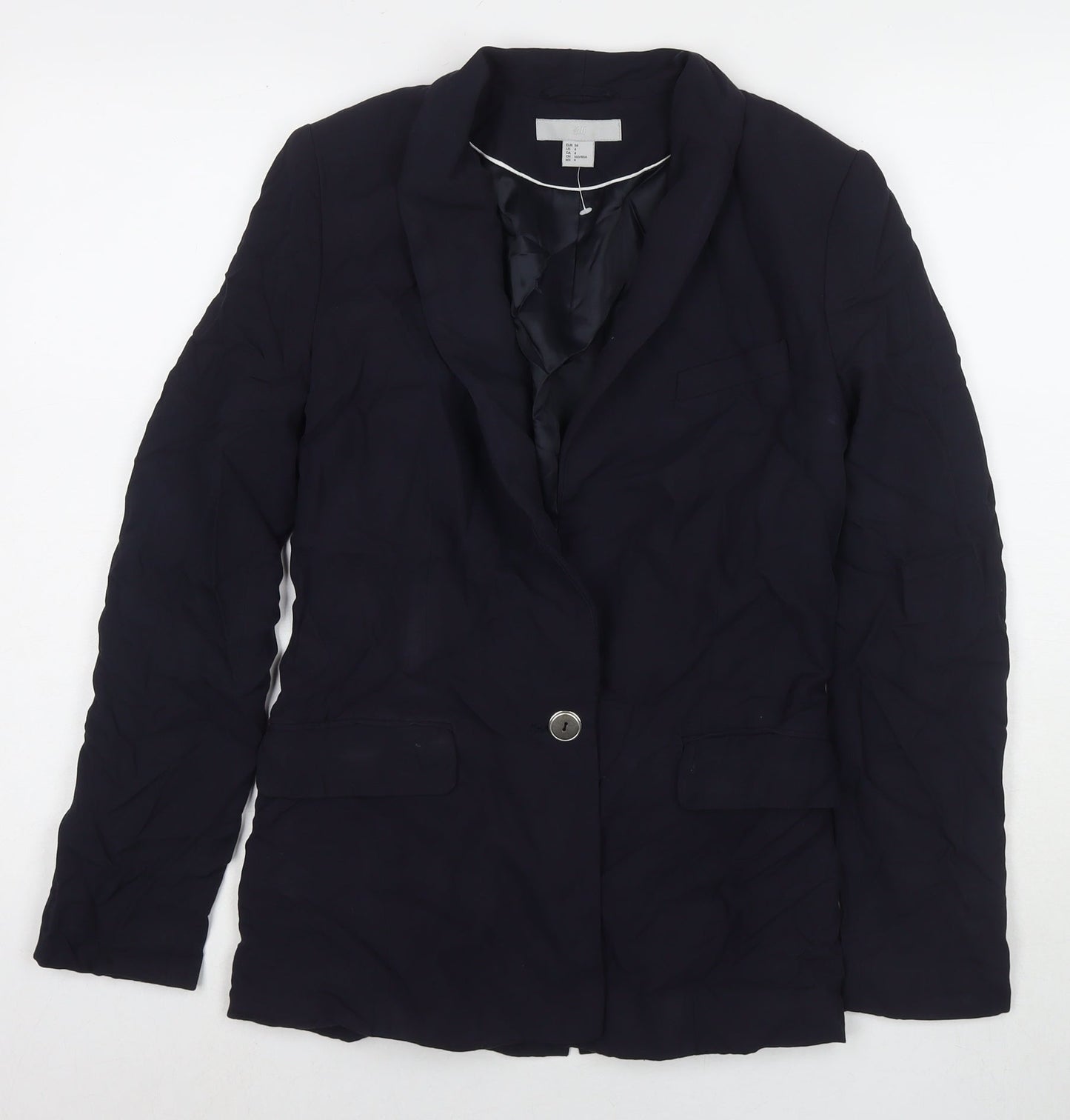 Womens UK Size 6 H&M Blue Jacket
