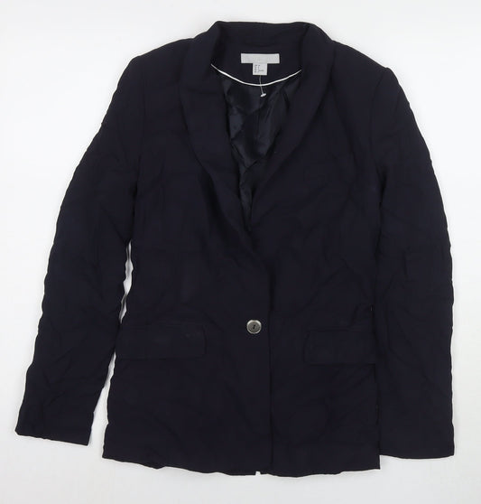 Womens UK Size 6 H&M Blue Jacket