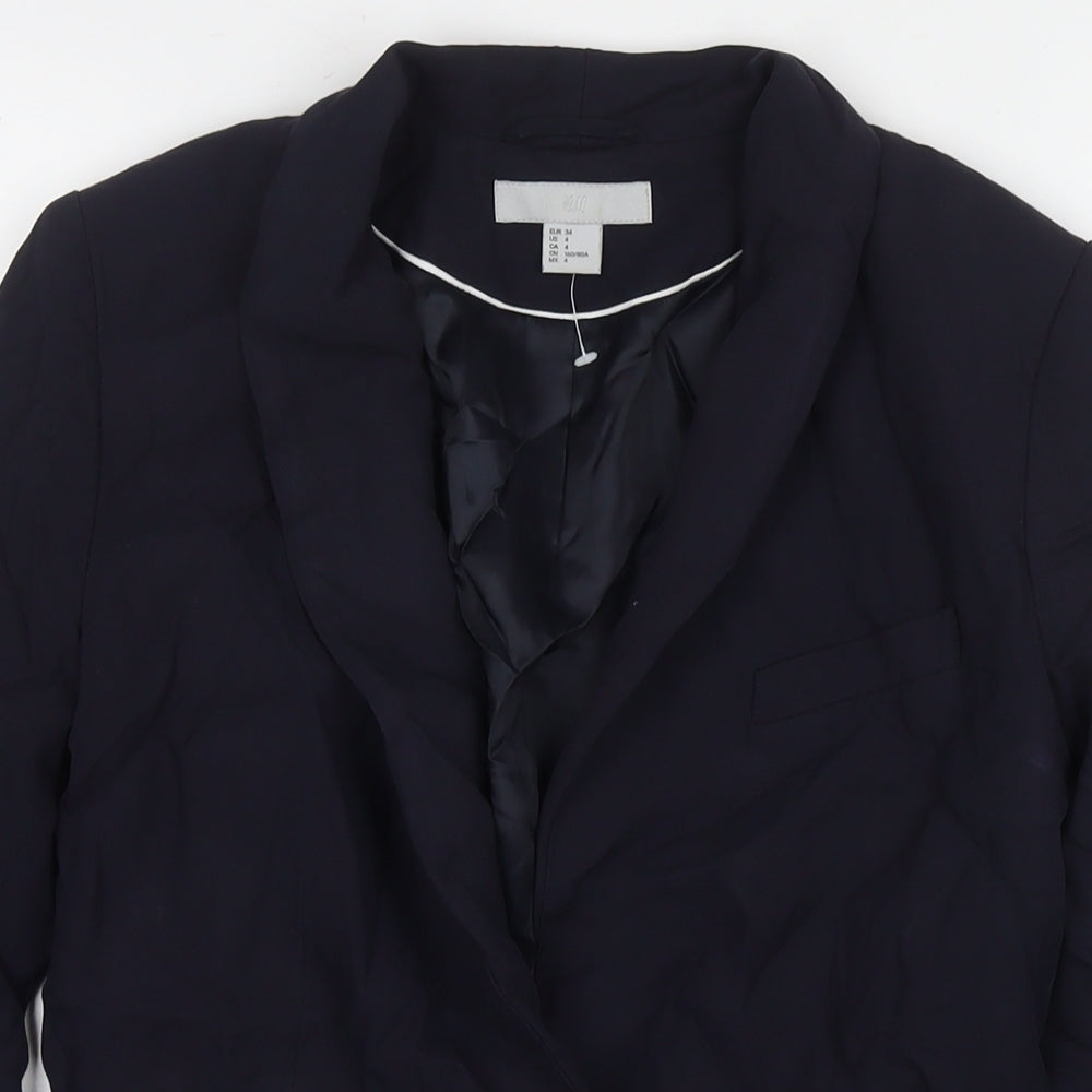 Womens UK Size 6 H&M Blue Jacket