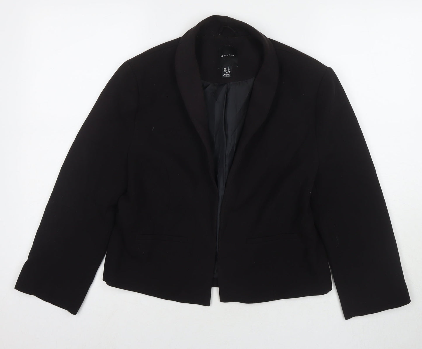 Womens UK Size 12 New Look Black Jacket