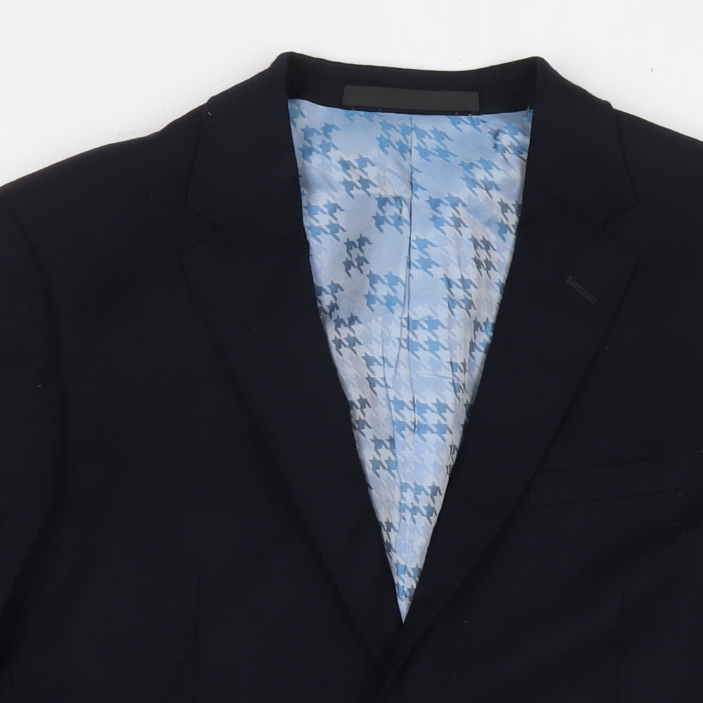 Mens UK Size 38 Marks and Spencer Regular Blue Suit Jacket