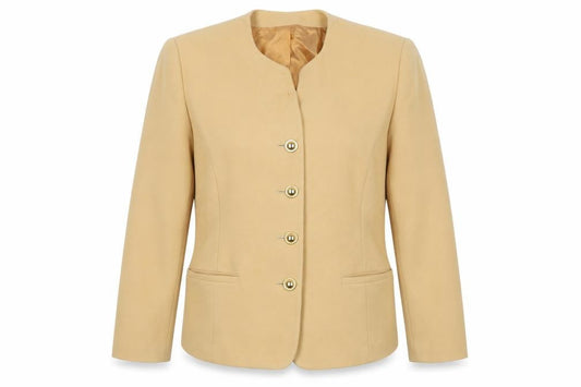 Womens UK Size 16 St Michael Beige Pea Coat