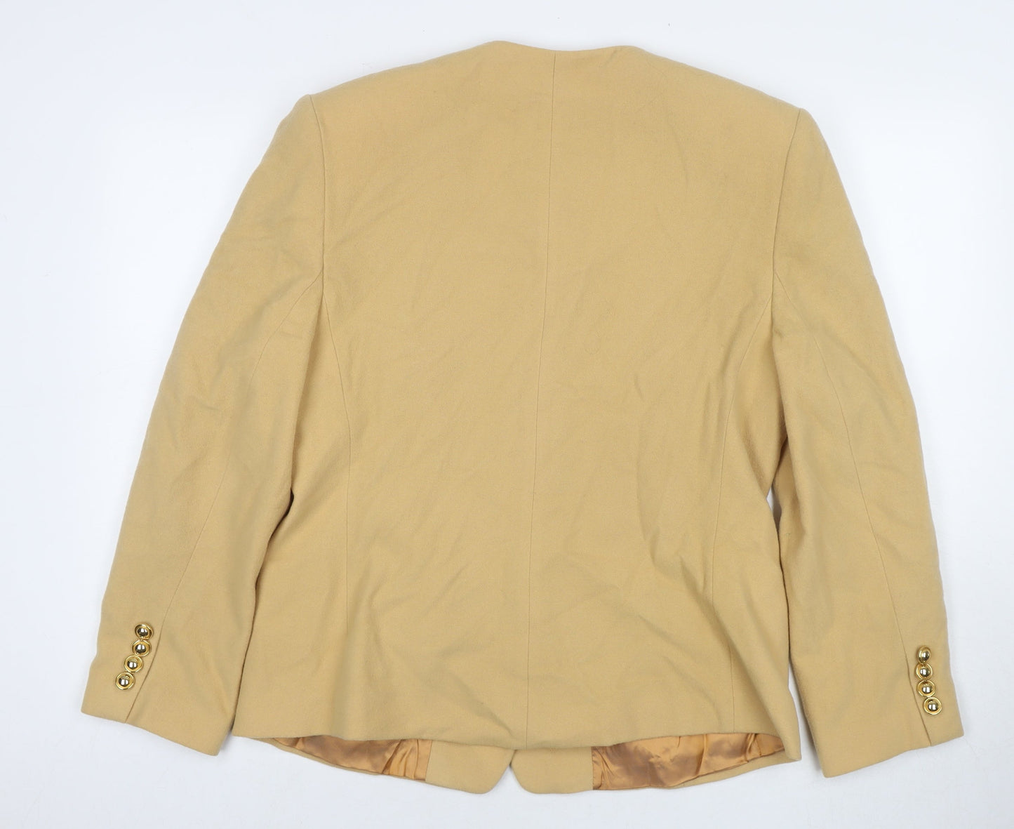 Womens UK Size 16 St Michael Beige Pea Coat